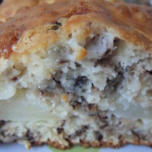 recette-Cake aux Poires de Savoie Roquefort et noix