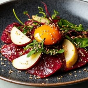 recette Carpaccio de betteraves aux Pommes de Savoie