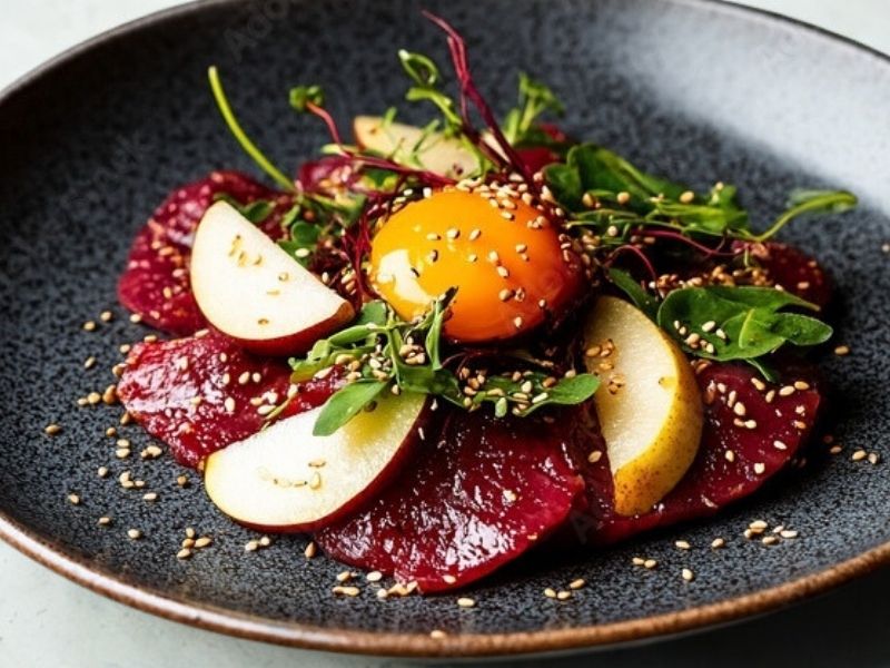 recette Carpaccio de betteraves aux Pommes de Savoie