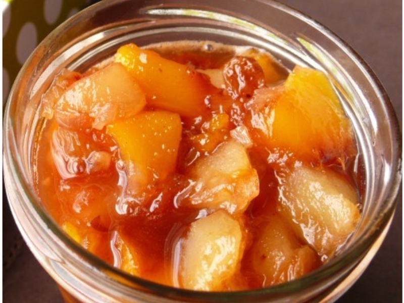 recette Chutney Pommes et Poires de Savoie